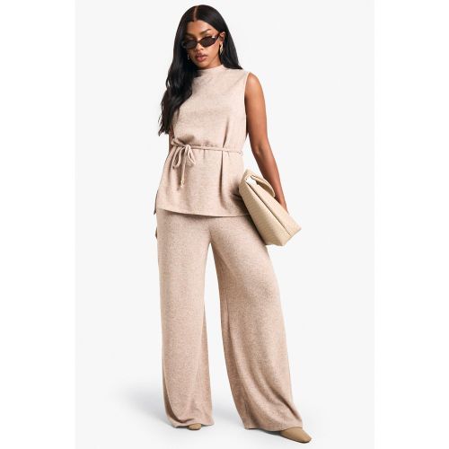 Ensemble Avec Top À Ceinture Et Pantalon Large - 34 - boohoo - Modalova