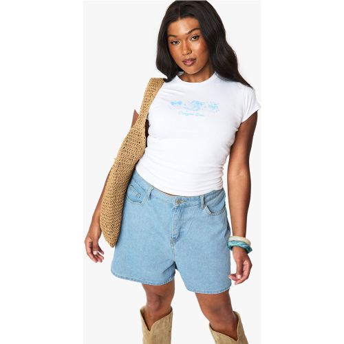 Grande Taille - T-Shirt Court À Imprimé Cowgirl - 44 - boohoo - Modalova