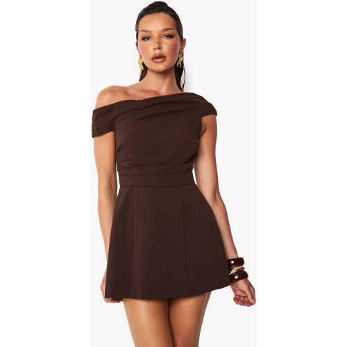 Robe Courte À Épaules Dénudées - 36 - boohoo - Modalova
