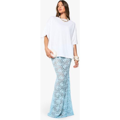 Jupe Longue En Dentelle - 34 - boohoo - Modalova