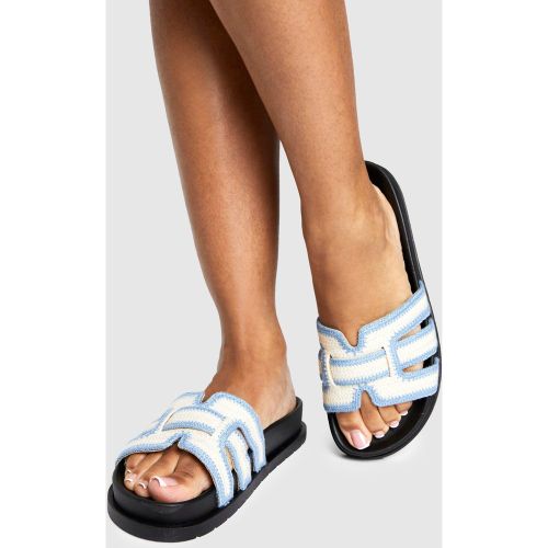 Claquettes À Découpe Et Crochet - 37 - boohoo - Modalova