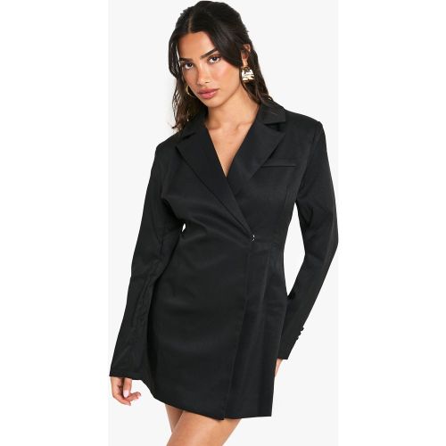 Petite" - Robe Blazer Oversize Texturée - 34 - boohoo - Modalova