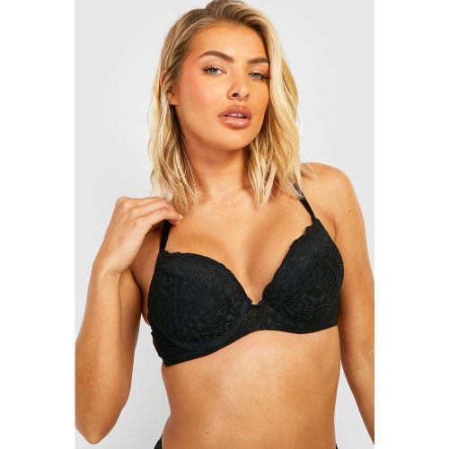 Saint-Valentin - Soutien-Gorge À Dentelle Et Décolleté Plongeant - 30D - boohoo - Modalova