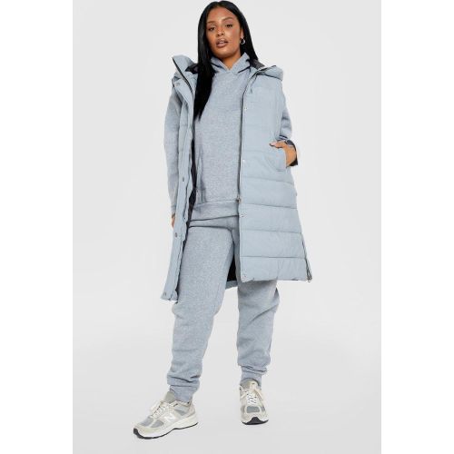 Grande Taille - Doudoune Longue Sans Manches - 44 - boohoo - Modalova