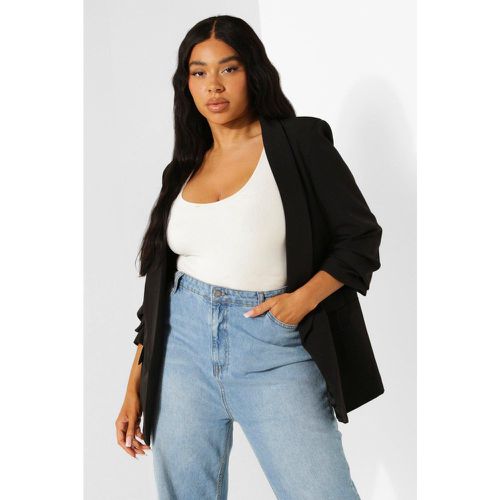 Grande Taille - Blazer À Manches Froncées - 46 - boohoo - Modalova