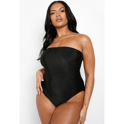 Grande Taille - Maillot De Bain Bandeau - Essentials - 56 - boohoo - Modalova