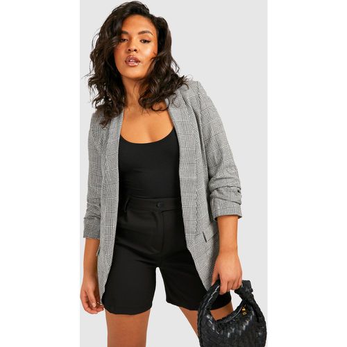 Grande Taille - Blazer À Carreaux - 44 - boohoo - Modalova