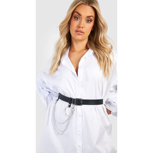 Grande Taille - Ceinture Style Chaîne À Anneau - One Size - boohoo - Modalova