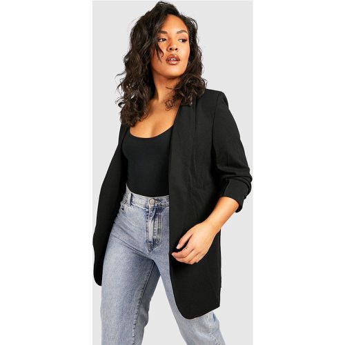 Grande Taille - Blazer À Manches Froncées - 44 - boohoo - Modalova