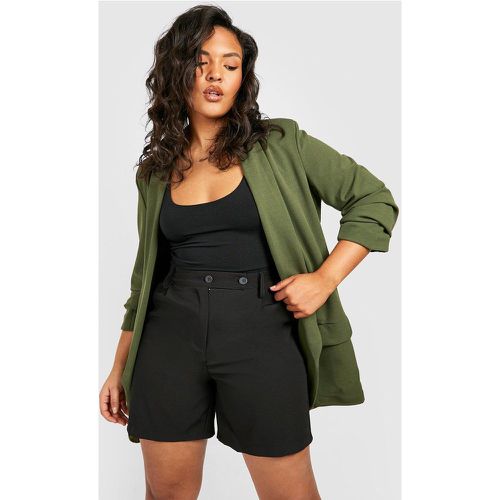 Grande Taille - Blazer À Manches Froncées - 44 - boohoo - Modalova