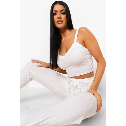 Tall" - Débardeur Court - Blanc Écru - 34, Blanc Écru - boohoo - Modalova