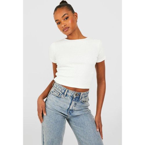 Tall" - T-Shirt Confort - Blanc Écru - 36, Blanc Écru - boohoo - Modalova