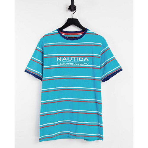 Columbus - T-shirt à rayures travaillées - Nautica Competition - Modalova