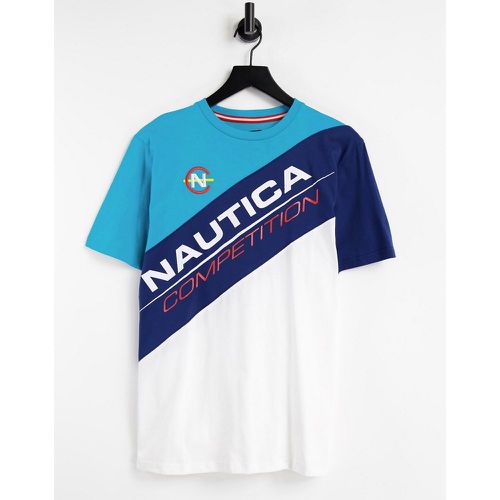 Gaff - T-shirt effet coupé-cousu (pièce d’ensemble) - aigue-marine - Nautica Competition - Modalova