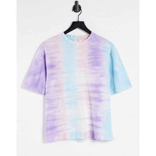 T-shirt oversize effet tie dye en coton biologique à bords bruts et chouchou - Chelsea Peers - Modalova