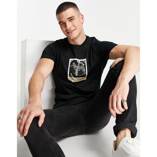 T-shirt coupe slim avec logo polaroïd zèbre - PS Paul Smith - Modalova