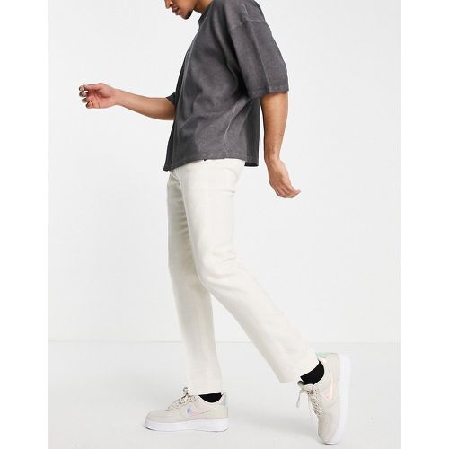 Pantalon de costume en lin - Blanc pierre - Twisted Tailor - Modalova