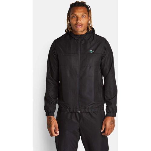 Diamond Weave Hooded Vestes Zippees - Noir - Taille: XS - Foot Locker - Lacoste - Modalova