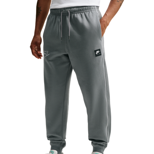 Fleece - Pantalons, Gris - Taille M - Jersey de coton - Nike - Modalova