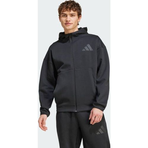 Z.n.e. Full-zip Hooded Track Manteaux blousons - Noir - Taille: XS - Poly Mesh - Foot Locker - Adidas - Modalova