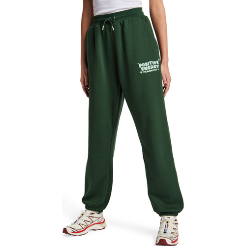 Studio Gfx Pantalons - Vert - Taille: S - Polaire de coton - Foot Locker - Peach Fit - Modalova