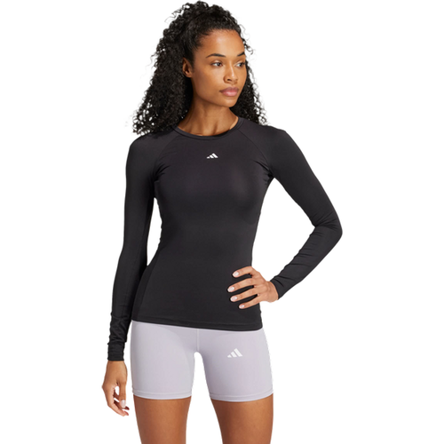 Techfit Long Sleeve Training Top - T-Shirts, Noir - Taille XXS (26-28) - Poly Mesh - Adidas - Modalova