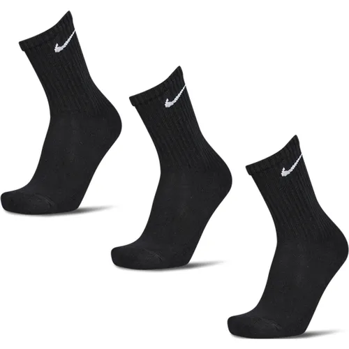 Pack Crew Medium Unisexe Chaussettes - Noir - Taille: 38-42 - Foot Locker - Nike - Modalova