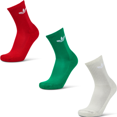 Solid Crew 3 Pack Unisexe - Chaussettes, Blanc - Taille 40-42 - Adidas - Modalova