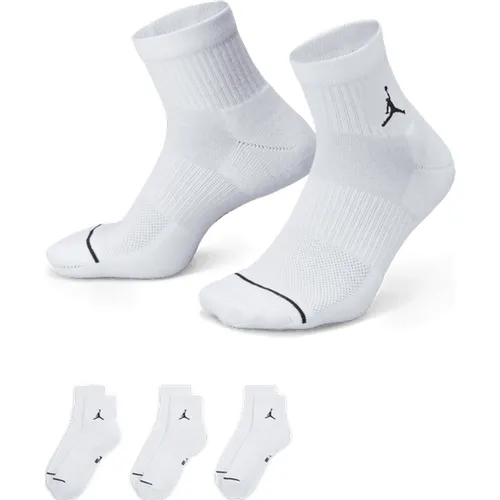 Everyday Cushioned Ankle 3 Pack Unisexe Chaussettes - Blanc - Taille: 35 - 38 - Foot Locker - Jordan - Modalova