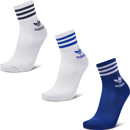 Mid Cut Crew 3 Pack Unisexe - Chaussettes, Blanc - Taille 34-36 - Adidas - Modalova