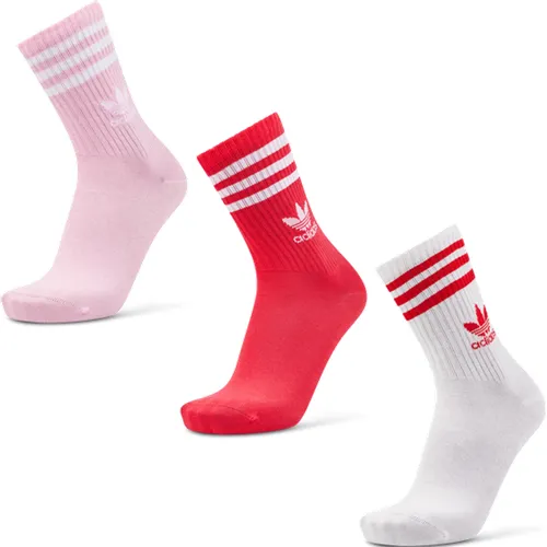 Solid Crew 3 Pack Unisexe Chaussettes - Blanc - Taille: 37-39 - Foot Locker - Adidas - Modalova