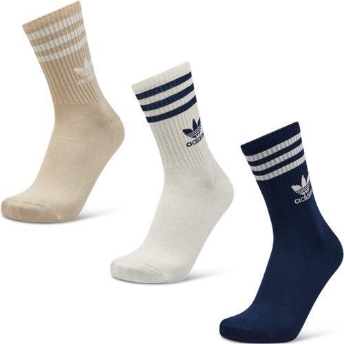 Solid Crew 3 Pack Unisexe Chaussettes - Taille: 37-39 - Foot Locker - Adidas - Modalova