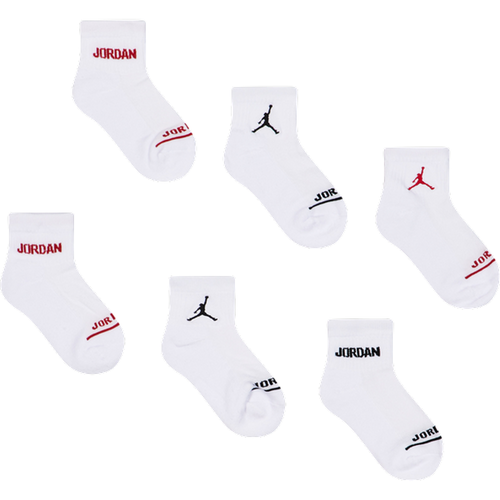 Kids Ankle 6 Pack Unisexe Chaussettes - Blanc - Taille: 39 - 42 - Foot Locker - Jordan - Modalova