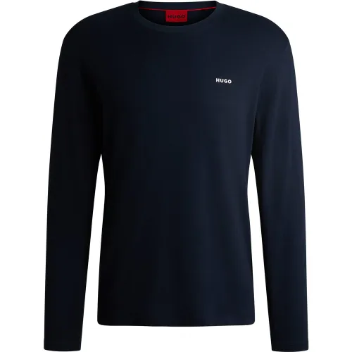 T-shirt en jersey de coton avec logo imprimé - HUGO - Modalova