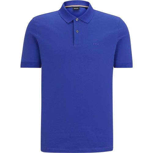 Polo en coton biologique avec logo brodé - Boss - Modalova