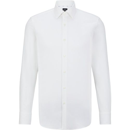 Chemise Slim Fit en twill de coton stretch facile à repasser - Boss - Modalova