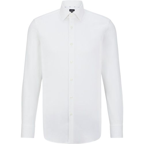 Chemise Slim Fit en twill de coton stretch facile à repasser - Boss - Modalova