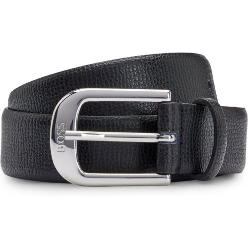 Ceinture en cuir italien avec boucle logo - Boss - Modalova