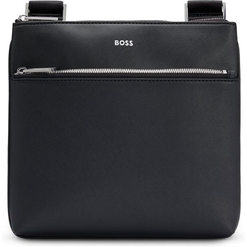 Sac enveloppe avec fermeture éclair et logo - Boss - Modalova