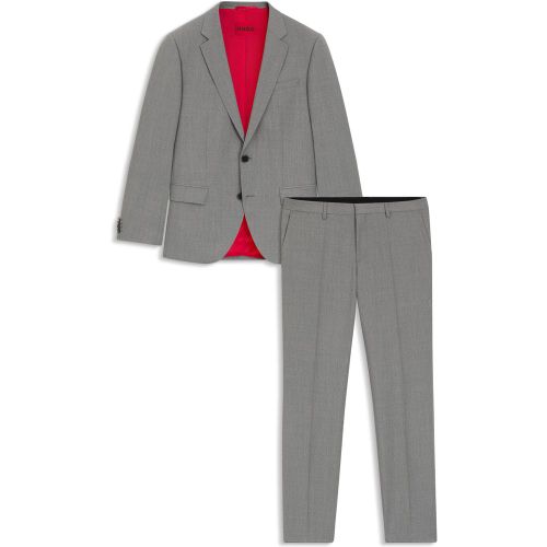 Costume Slim en laine mélangée stretch performante - HUGO - Modalova