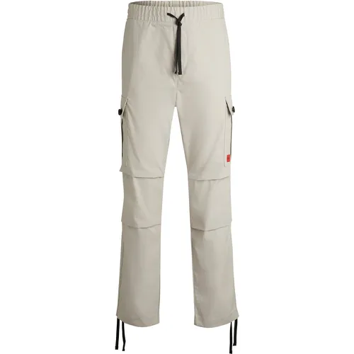 Pantalon cargo Regular Fit en coton ripstop - HUGO - Modalova
