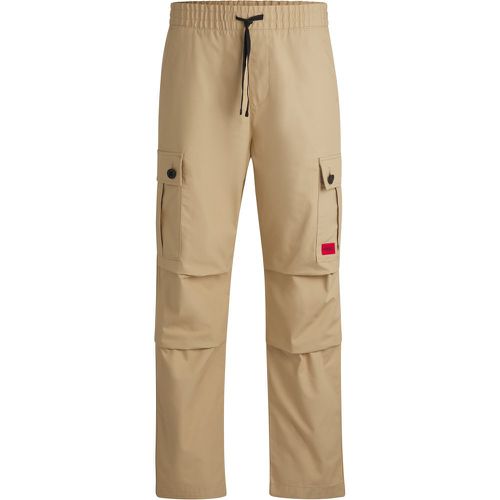 Pantalon cargo Regular Fit en coton ripstop - HUGO - Modalova