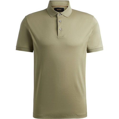 Polo Regular Fit en coton italien mercerisé - Boss - Modalova