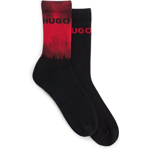 Lot de deux paires de chaussettes courtes à logos - HUGO - Modalova