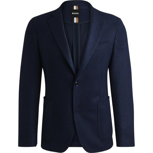 Veste Slim Fit en jersey stretch à teneur en laine - Boss - Modalova