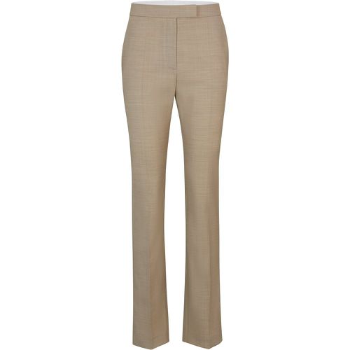 Pantalon Slim Fit en galuchat italien de laine vierge - Boss - Modalova