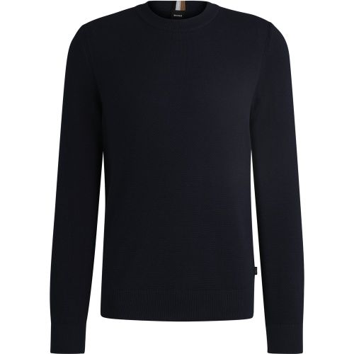 Pull en coton microstructuré - Boss - Modalova