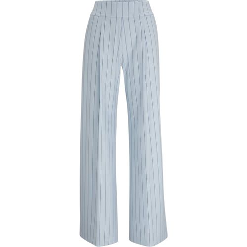 Pantalon extra long en tissu stretch à rayures tennis - HUGO - Modalova