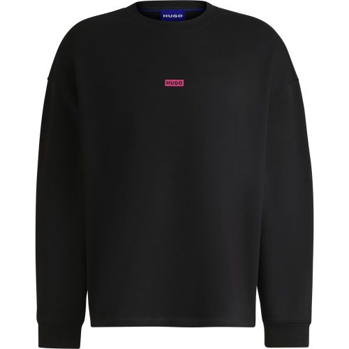 Sweat en molleton de coton avec logo imprimé - HUGO - Modalova