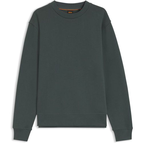 Sweat en molleton avec logo imprimé - Boss - Modalova